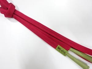 未使用品　正絹　手組帯締め